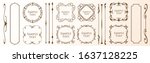 beautiful decoration set ... | Shutterstock .eps vector #1637128225