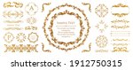 antique decorative materials ... | Shutterstock .eps vector #1912750315