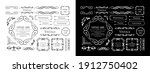 antique decorative materials ... | Shutterstock .eps vector #1912750402