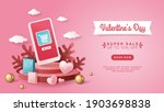 3d style online shop service... | Shutterstock .eps vector #1903698838