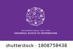 international day for universal ... | Shutterstock .eps vector #1808758438