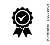 medal icon symbol vector on... | Shutterstock .eps vector #1722910405