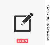 sign up icon vector. simple... | Shutterstock .eps vector #407542252