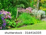 English Country Garden At The...