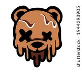 bear stretwear and edgy logos ... | Shutterstock .eps vector #1944293905