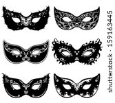 Six Mask Silhouettes
