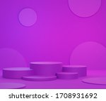 3d abstract minimalist... | Shutterstock . vector #1708931692