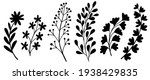 hand drawn vector of black... | Shutterstock .eps vector #1938429835