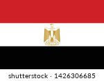 flag of egypt. vector  isolated ... | Shutterstock .eps vector #1426306685