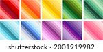 Set Of Rainbow Stripes Patterns ...