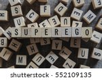 Small photo of Superego word concept