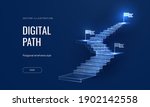 the concept of the path to... | Shutterstock .eps vector #1902142558