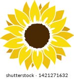 Sunflower Silhouette  Cutting...