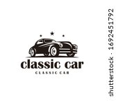 classic vintage car vector... | Shutterstock .eps vector #1692451792