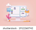 concepts of online payment... | Shutterstock .eps vector #1912260742