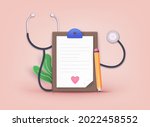 medical checkup as annual... | Shutterstock .eps vector #2022458552