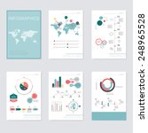 set of infographics elements in ... | Shutterstock .eps vector #248965528