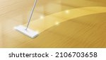 mop cleaning dirty wood floor ... | Shutterstock .eps vector #2106703658