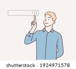 searching browsing internet... | Shutterstock .eps vector #1924971578