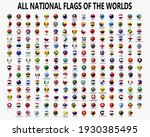all national spherical flags. ... | Shutterstock .eps vector #1930385495
