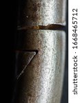 Small photo of Macro 7mm rusty link chain