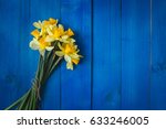 Yellow Daffodils Bouquet On...