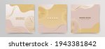  set of square covers with... | Shutterstock .eps vector #1943381842