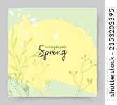 spring green background.... | Shutterstock .eps vector #2153203395