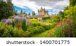 Romantic Cawdor Castle with gardens near Inverness, Scotland