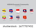 saarc south asian association... | Shutterstock .eps vector #1677707452