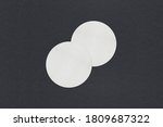 blank white business card... | Shutterstock . vector #1809687322
