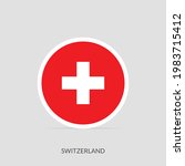 switzerland round flag icon... | Shutterstock .eps vector #1983715412