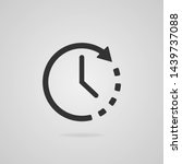 clock icon. timer icon.... | Shutterstock .eps vector #1439737088