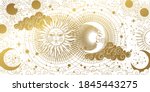 magic banner for astrology ... | Shutterstock .eps vector #1845443275