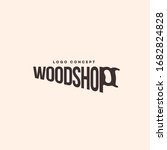 Woodshop Lettering Logo Design...