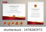 red and gold certificate of... | Shutterstock .eps vector #1478282972