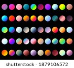 round gradient set with modern... | Shutterstock .eps vector #1879106572