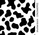 Vector Design Of Milk Cow Skin...