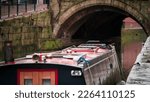 Small photo of Narrowboat on the River Witham in Lincoln City Centre