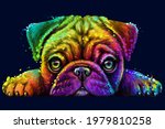 pug. sticker design. abstract ... | Shutterstock .eps vector #1979810258