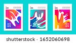 flow gradient colorful poster ... | Shutterstock .eps vector #1652060698