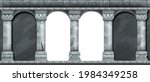 stone ancient arch  vector... | Shutterstock .eps vector #1984349258