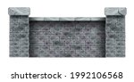 Brick Fence Vector Illustration ...
