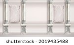 marble pillar vector background ... | Shutterstock .eps vector #2019435488