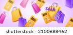 3d discount coupon banner ... | Shutterstock .eps vector #2100688462