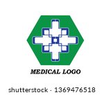 medical health care logo design ... | Shutterstock .eps vector #1369476518