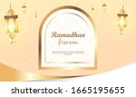 background of ramadhan kareem   ... | Shutterstock .eps vector #1665195655