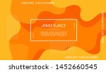 orange liquid color background. ... | Shutterstock .eps vector #1452660545