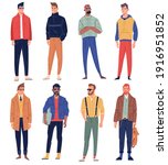 men characters. male people... | Shutterstock .eps vector #1916951852