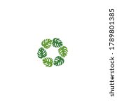 leaf logo designs nuture concept | Shutterstock .eps vector #1789801385